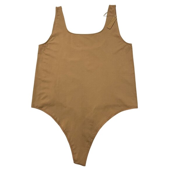 SKIMS Soft Smoothing Seamless‎ Scoop Neck Bodysuit Ochre 2X - Picture 2 of 10